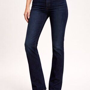 PAIGE Dark Wash Straight Leg Jeans Size 29 Stretch Premium Denim